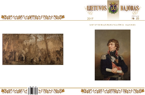 Istorijos ir kultūros žurnalo „Lietuvos bajoras-2017 (23)“ viršeliai.