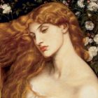 "Lady Lilith" by Dante Gabriel Rossetti, 1866. https://cdn.jwa.org/sites/default/files/mediaobjects/Lady-Lilith_cropped.jpg